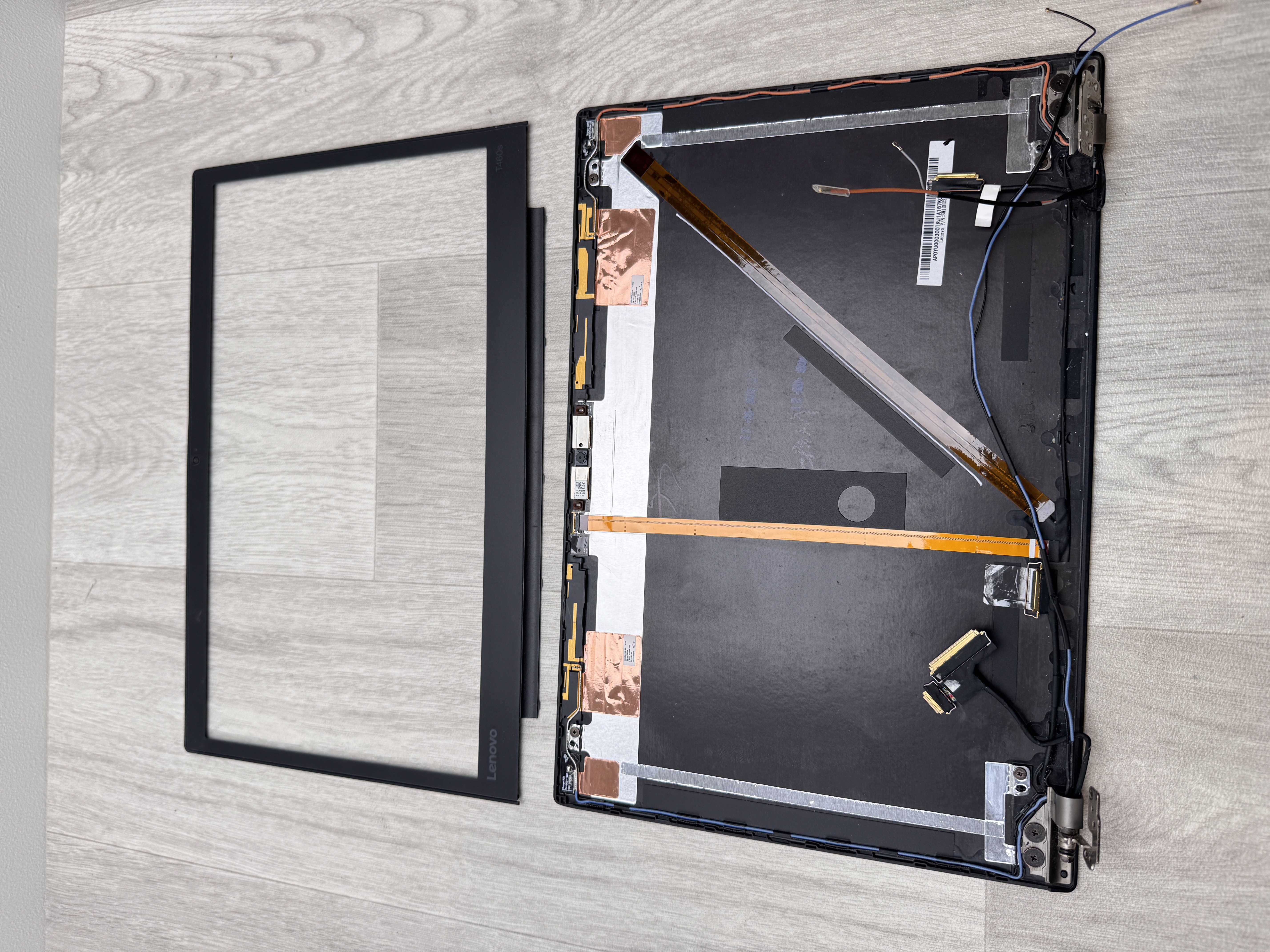 Original 14" LCD  Frame / Chassi / Bezel Panel för Lenovo ThinkPad T460s