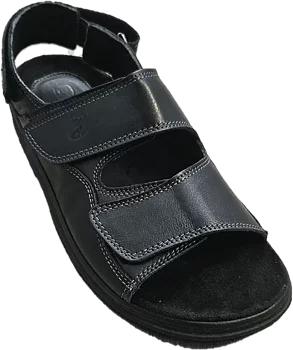 Klaveness 00837 Naturform Sandal Black