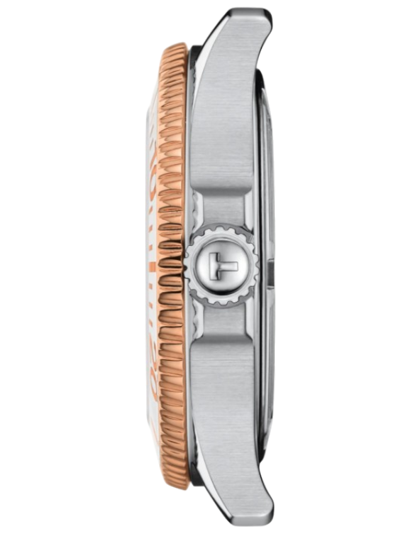 T120.210.22.111.00 Tissot Seastar 1000 36 pärlemor och rosé sida