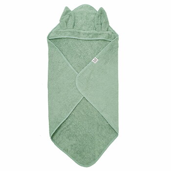 Badcape, Ekologisk Bomull, Cameo Green