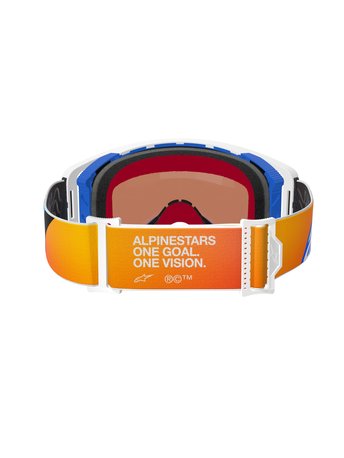 Alpinestars Goggle Supertech CORP Blå/Orange Spegel/Blå - 3