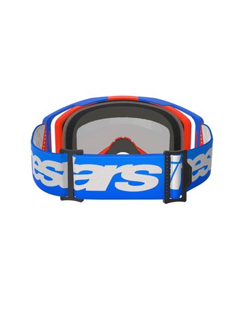 Alpinestars Goggle Vision 8 WORDMARK Blå/Orange/Spegel Röd - 3