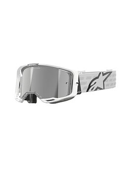 Alpinestars Goggle Vision 8 CORP Vit/Spegel Silver