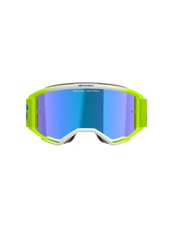 Alpinestars Goggle Vision 5 BLAZE Fluo Gul/Blå Spegel/Blå - 2