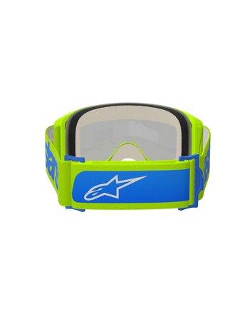 Alpinestars Goggle Vision 5 BLAZE Fluo Gul/Blå Spegel/Blå - 3