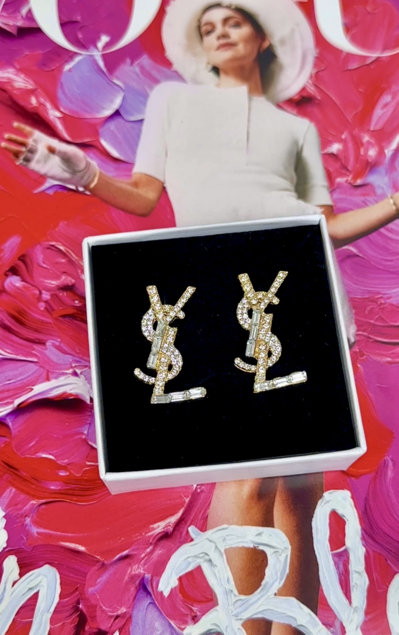 Earrings Designer Gold