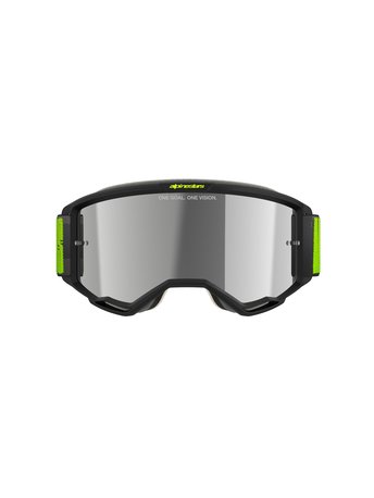 Alpinestars Goggle Vision 5 HOLLOW Grå/Gul Fluo/Spegel Silver - 2