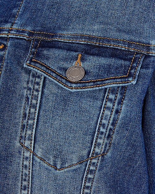 Jeansjacka Rock denimblå - 5