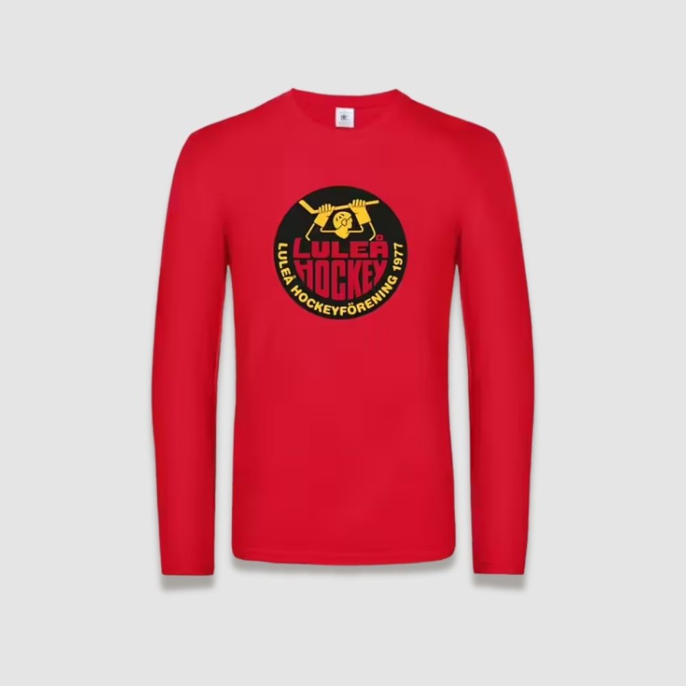 Långärmad T-shirt Röd
