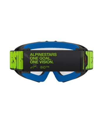 Alpinestars Goggle Vision YOUTH HOLLOW Grå/Fluo Gul/ Klart - 3
