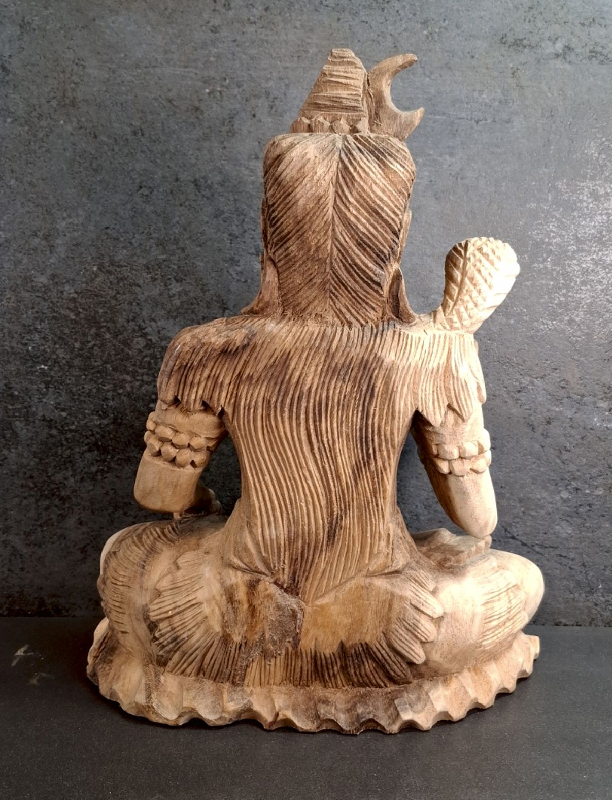 Shiva Staty handsnidad i trä  - 2