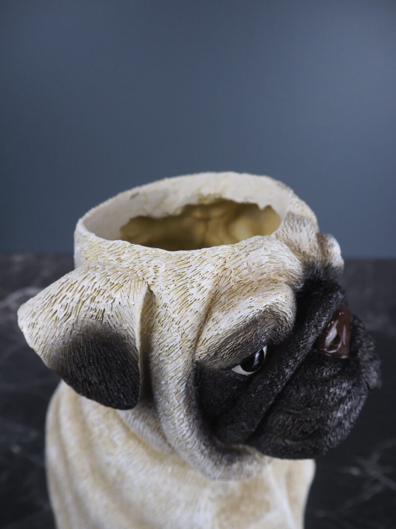 Dog vase pug - 4