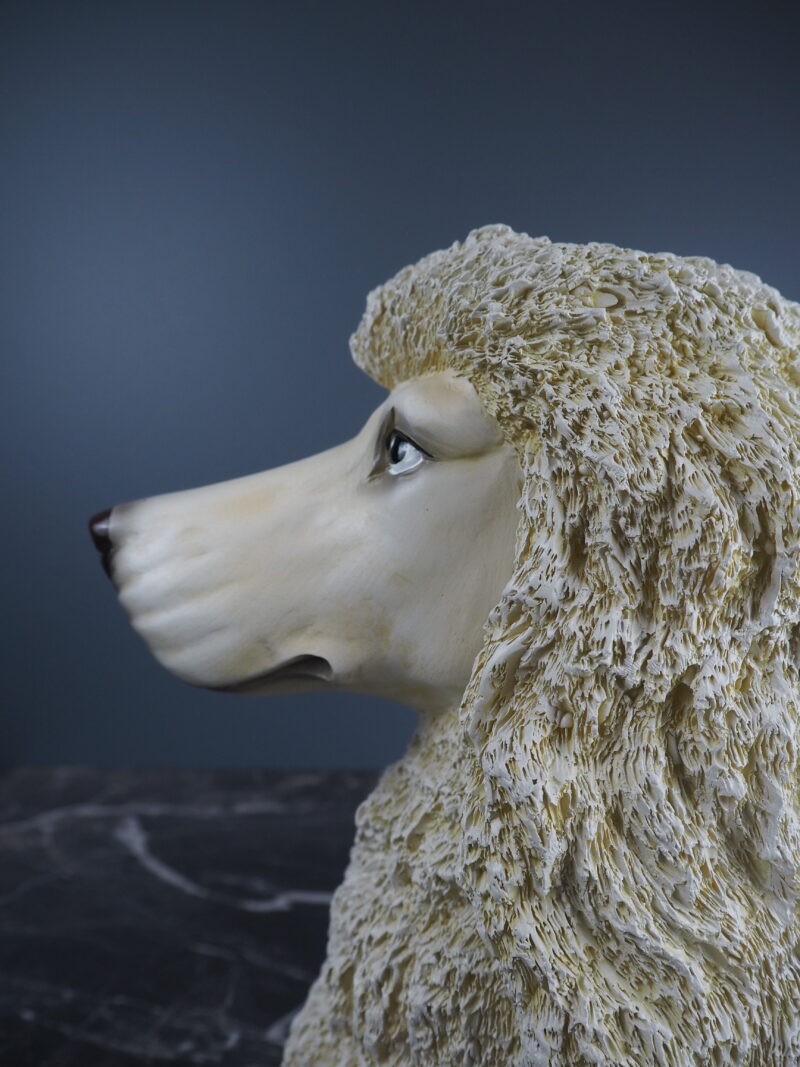 Dog vase poodle - 2