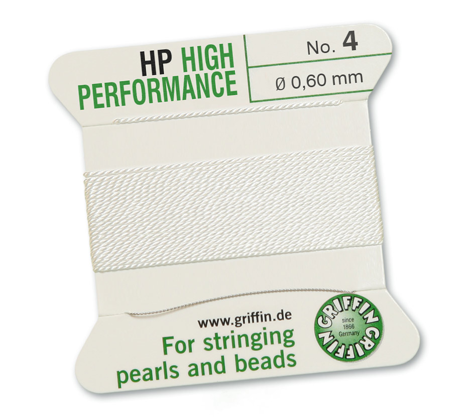 Griffin High Performance vit pärltråd - 6