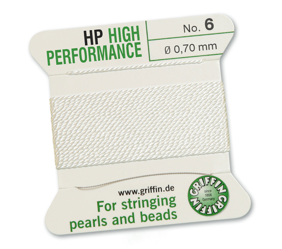 Griffin High Performance vit pärltråd - 8