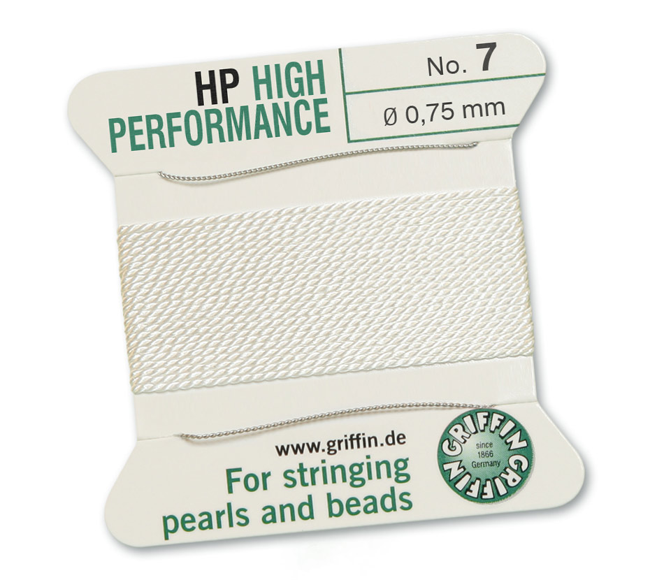 Griffin High Performance vit pärltråd - 9