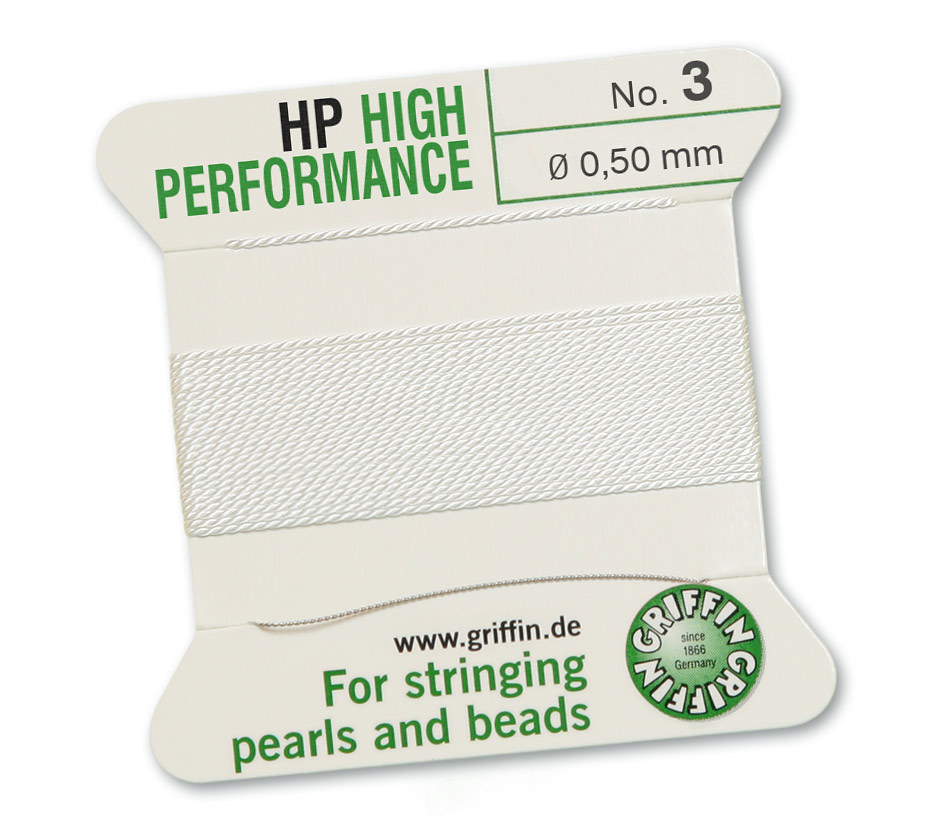 Griffin High Performance vit pärltråd - 4