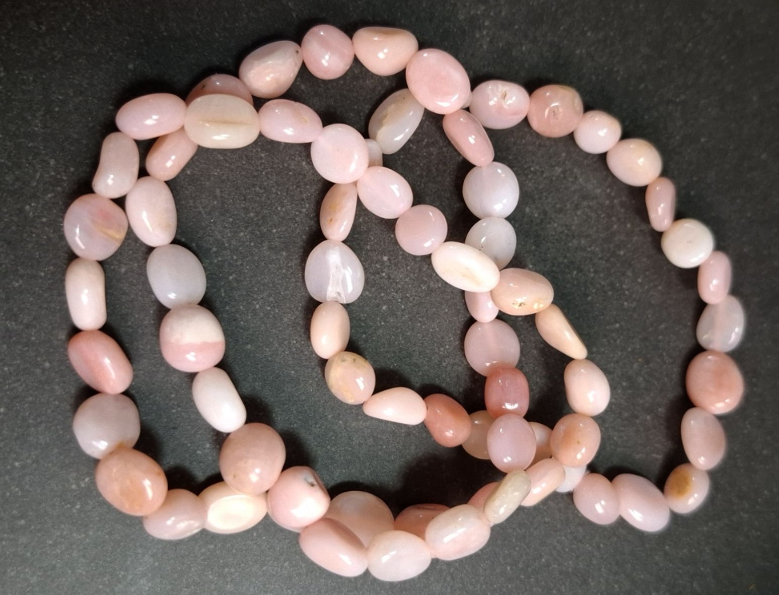 Rosa Opal pärl Armband - 2