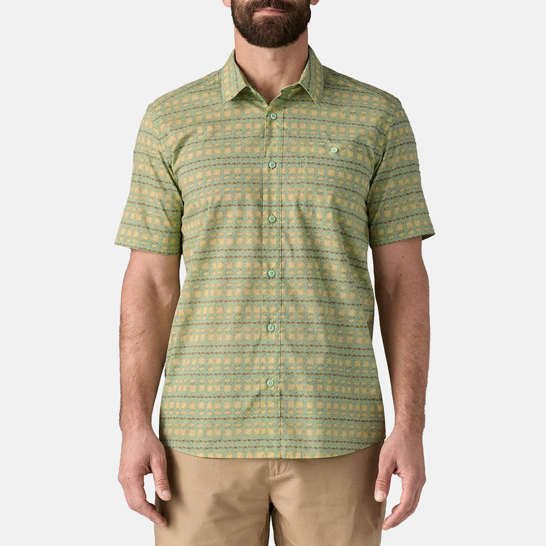 Patagonia - Go-To Shirt Piers Rinsed Green