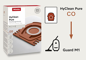 Miele dammsugarpåsar CO HyClean Pure