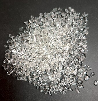 Bergkristall Trumlad Sten,  4-6mm Stenar - ca. 250gram