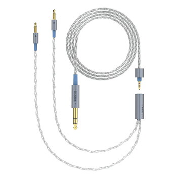 Dekoni Ensemble - Silver Braided Complete Cables