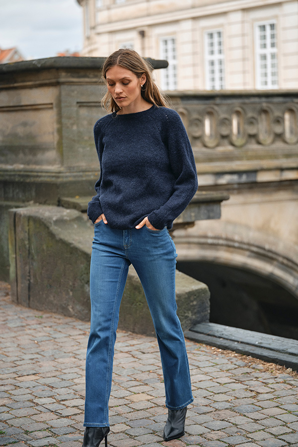 MMAshley Deluxe Jeans Mid Blue 