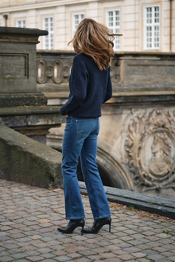 MMAshley Deluxe Jeans Mid Blue  - 3