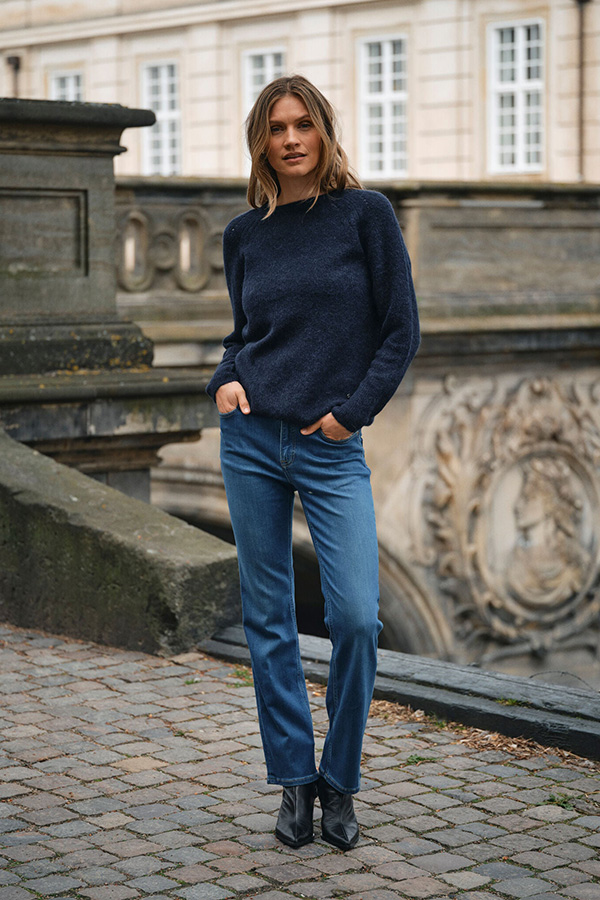 MMAshley Deluxe Jeans Mid Blue  - 2
