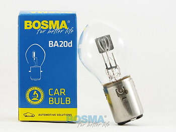 Pære Bosma BA20D 12V, 15/15W