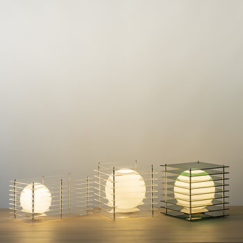  Lop Plexi Lampa, Small square Clear