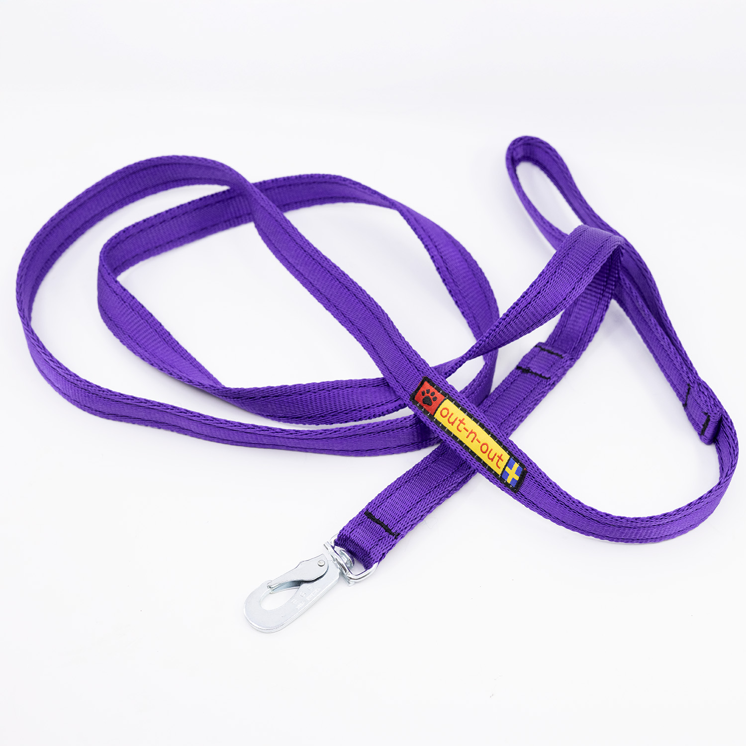 Dog leash | Comfortable padded strap (Purple)