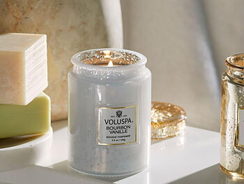 Voluspa Bourbon Vanille Large Glass Jar