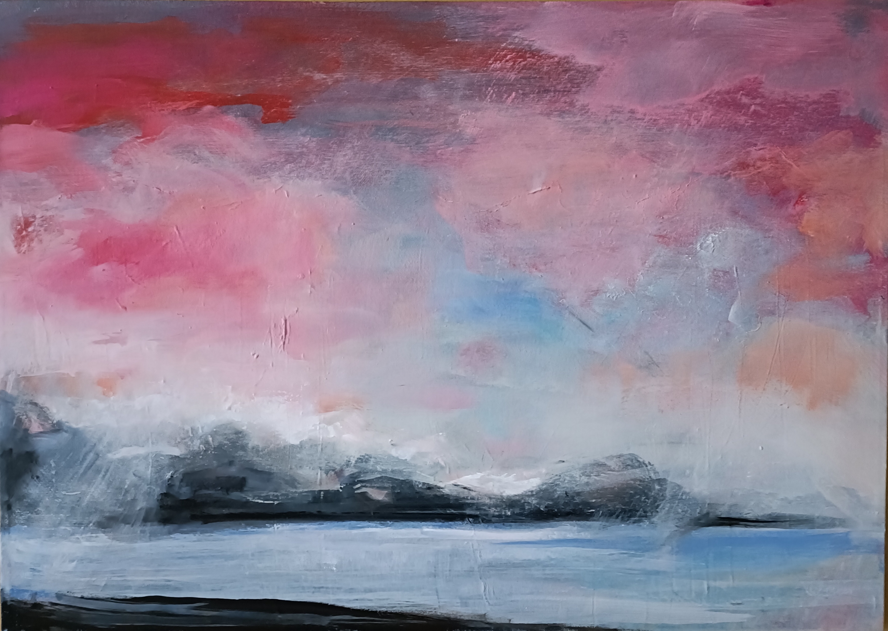 Rød himmel