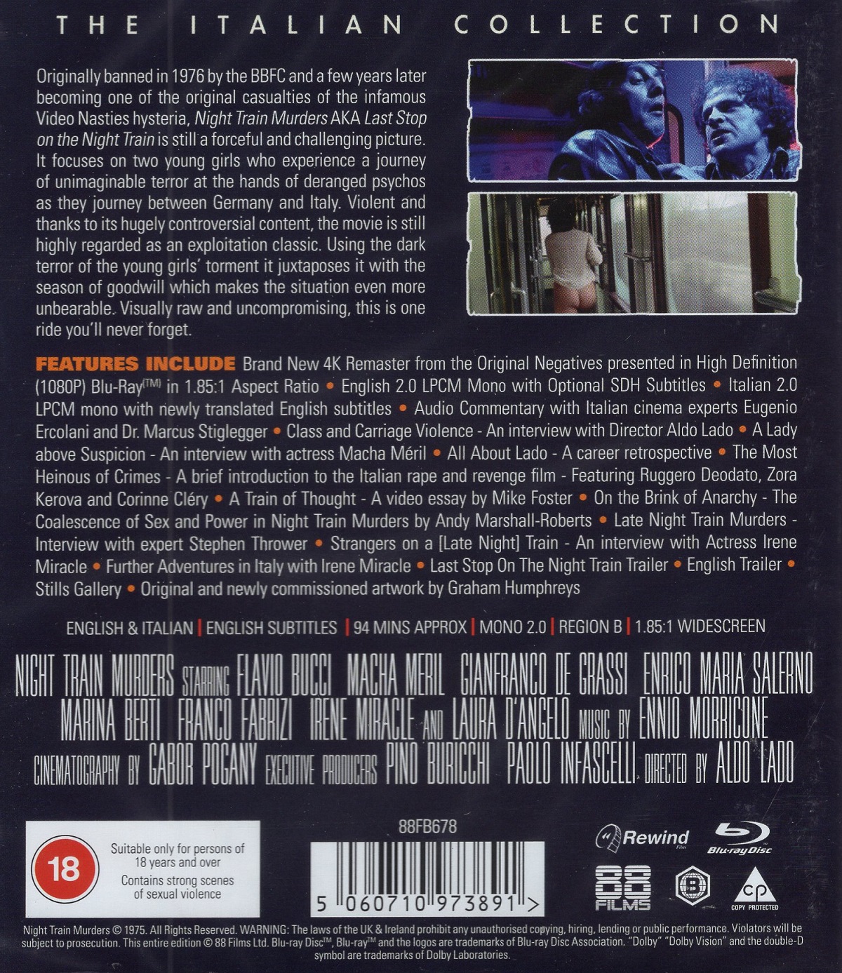 Night Train Murders (ej svensk text) (Blu-ray) - 2