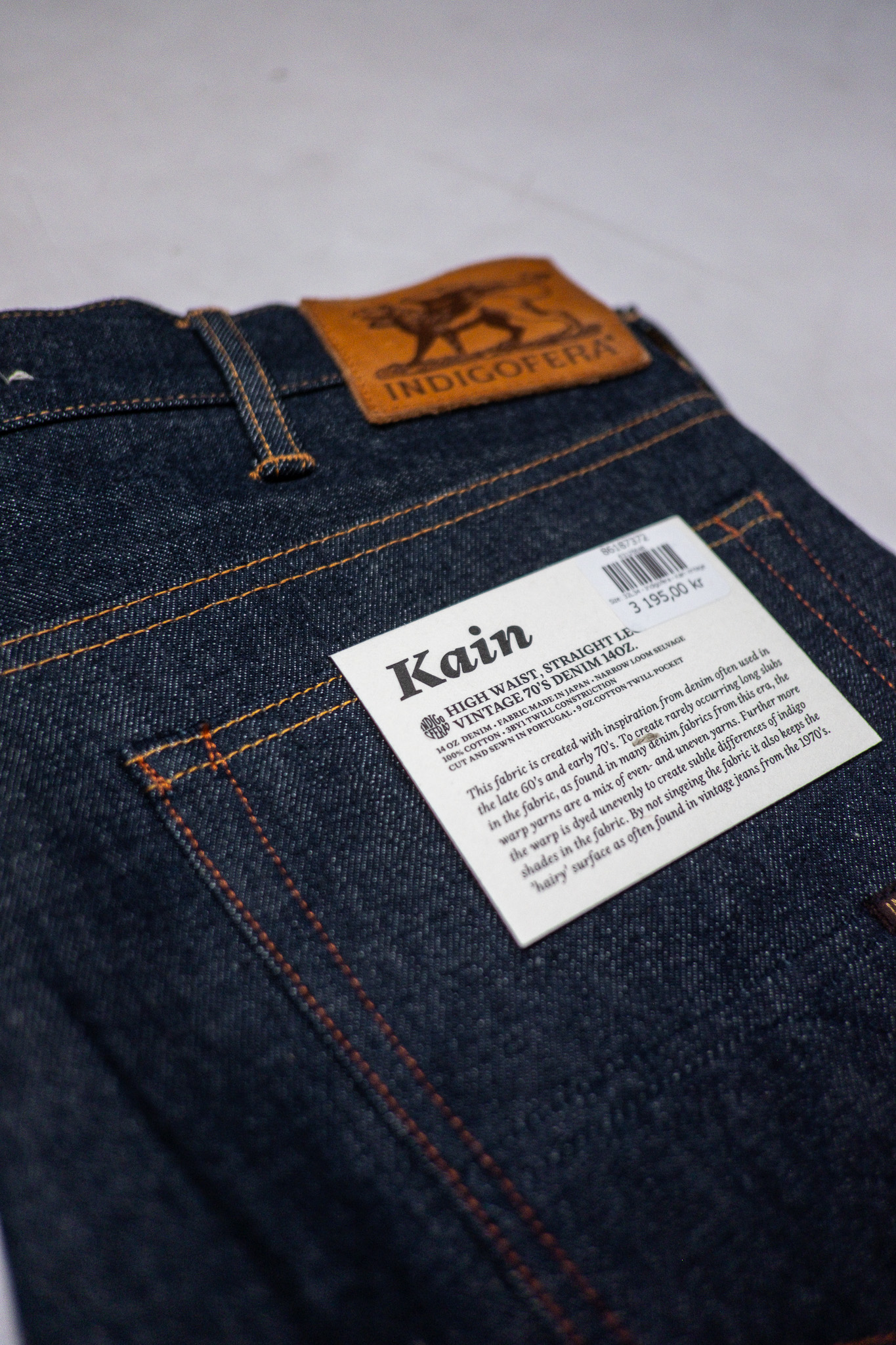 Indigofera - Kain Vintage 70’s Denim 14oz - 4