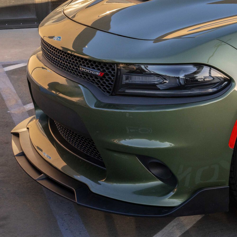 Chin Spoiler - Front Lip Splitter - V2 Style (CHARGER 15-23 SRT) - 2