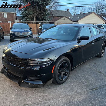 V2 Style Chin Spoiler - Matt Black (CHARGER 15-23 SXT, RT)