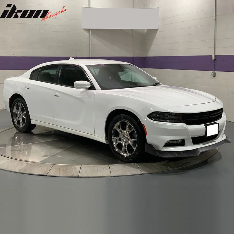 V2 Style Chin Spoiler - Matt Black (CHARGER 15-23 SXT, RT) - 2