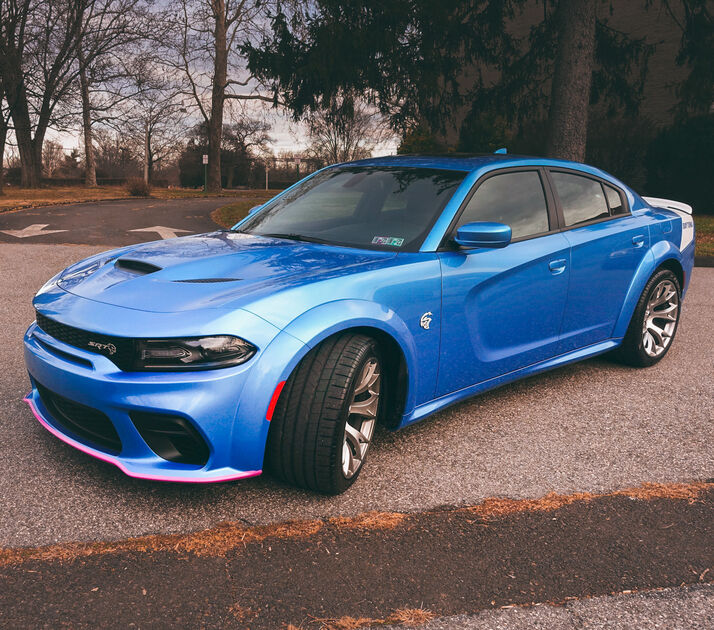 Front Bumper Lip Splitter Guard – Pink (CHARGER 20-23 Wide Body) - 2