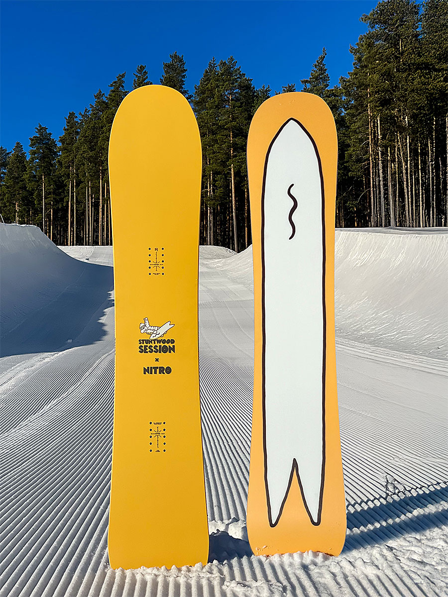 Nitro Snowboard x Stuntwood Session 157 - Standtallshop.com