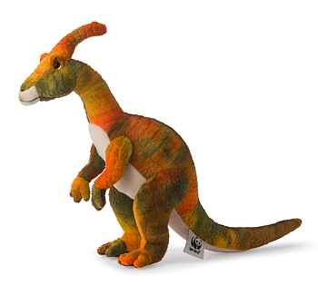 Plys blød brun dinosaur