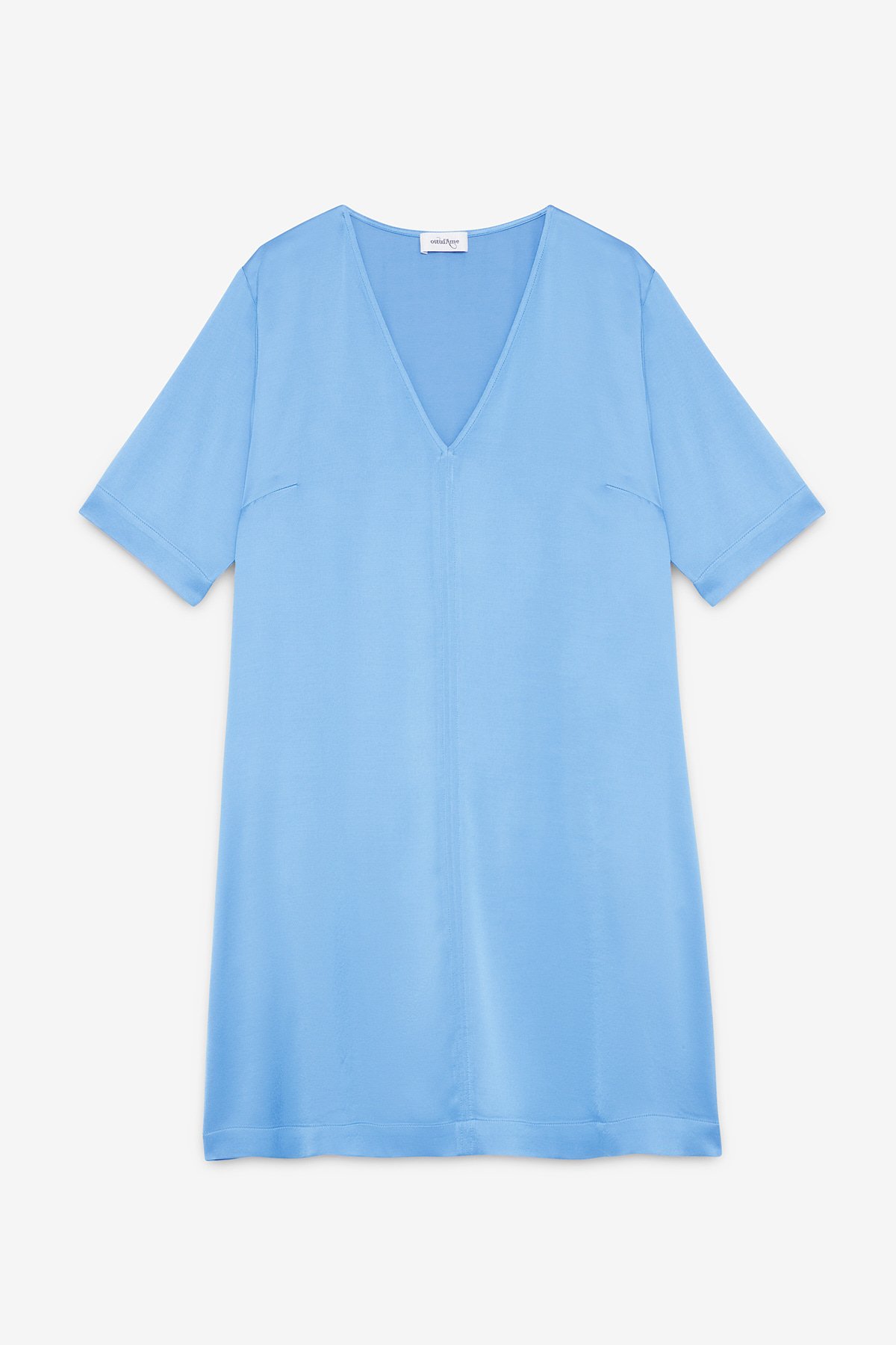 OttodÁme - Viscose Short Dress Azzuro - 5