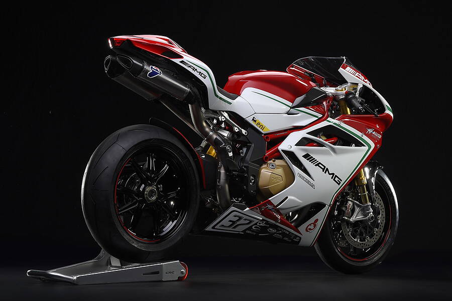 MV Agusta Depåstöd bak - 2