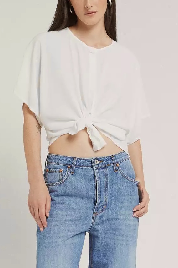OttodÁme - Silk Blend Blouse  Latte