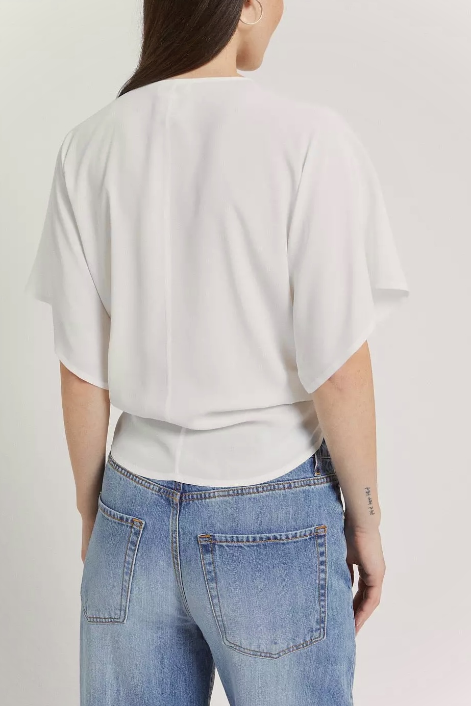 OttodÁme - Silk Blend Blouse  Latte - 2