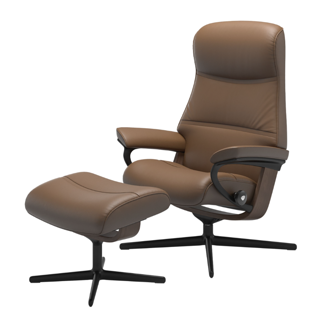 Philip Fåtölj + Fotpall - Cross Base (flera val) - Stressless® 