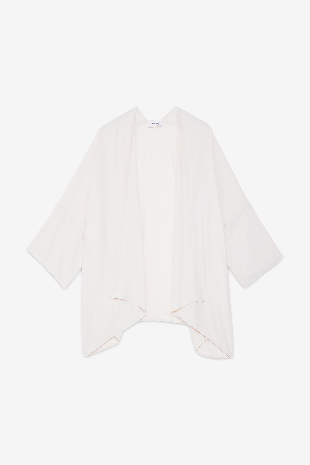 OttodÁme - Silk Blend Kimono Jacket Latte - 6