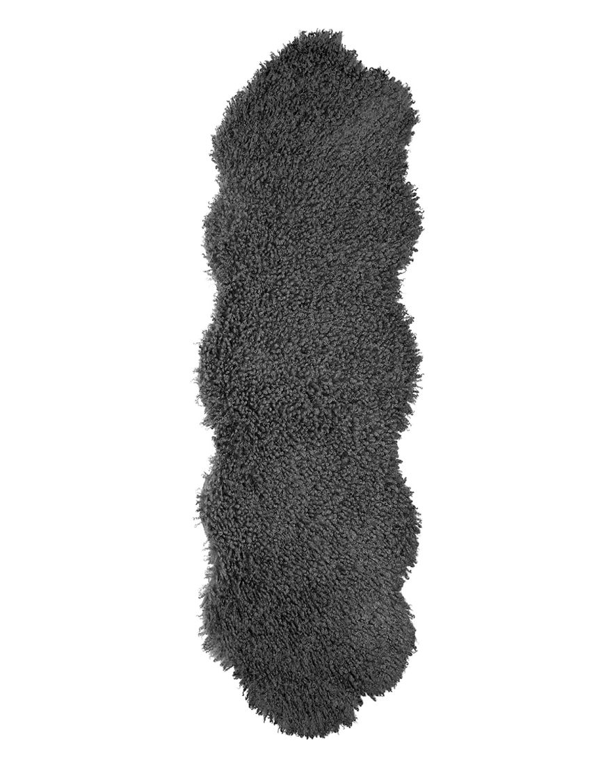 Wooly Fårskinnsliknande fäll Grå 