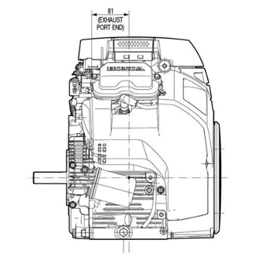 Honda GX690RHTXF9-OH, 22,1 hk motor - 9